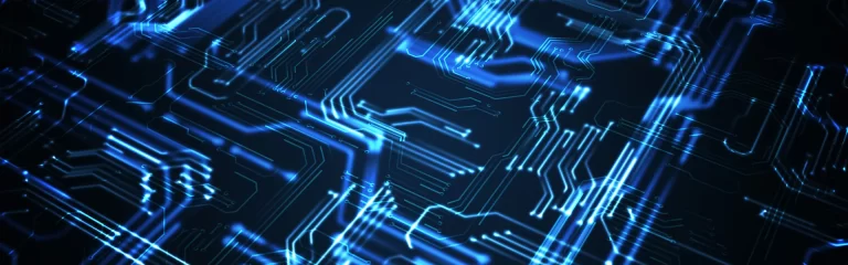 Blue Circuit Background