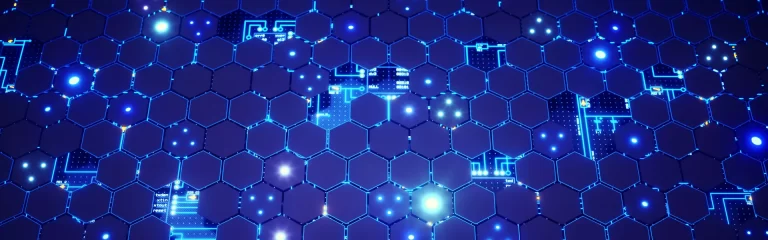 Hexagon Circuit Background