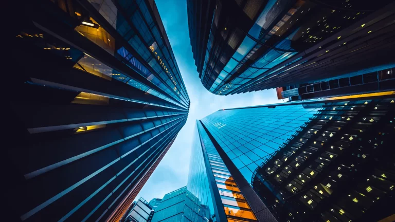 Financial District in London